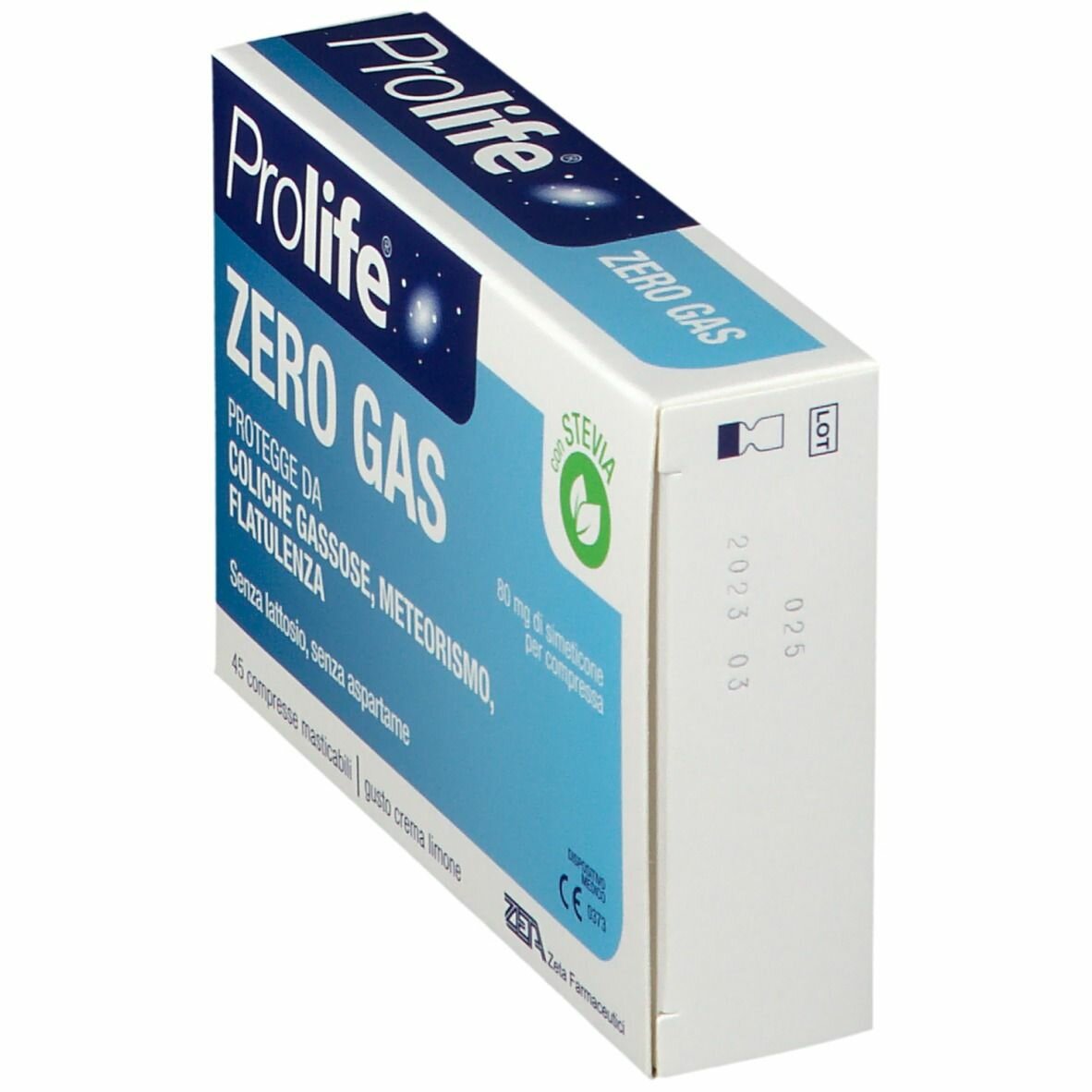 Prolife zerogas 45 compresse masticabili