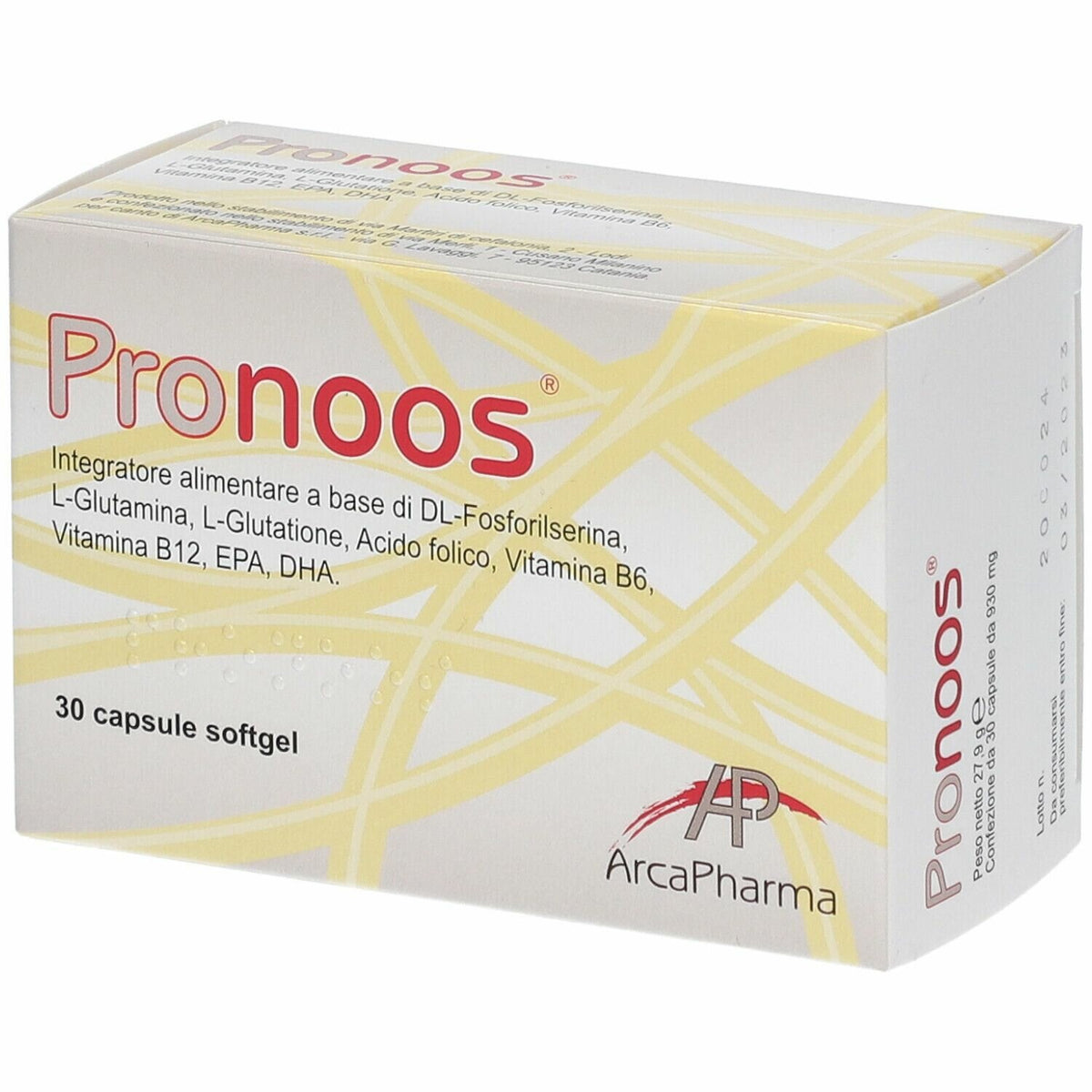 Pronoos integratore per la memoria 30 capsule softgel