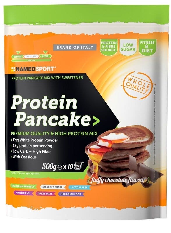 Protein pancake fluffy choc