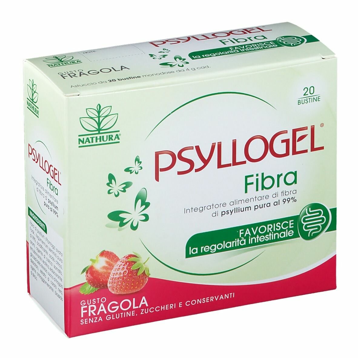 Psyllogel Fibra Regolarità Intestinale 20 bustine Fragola
