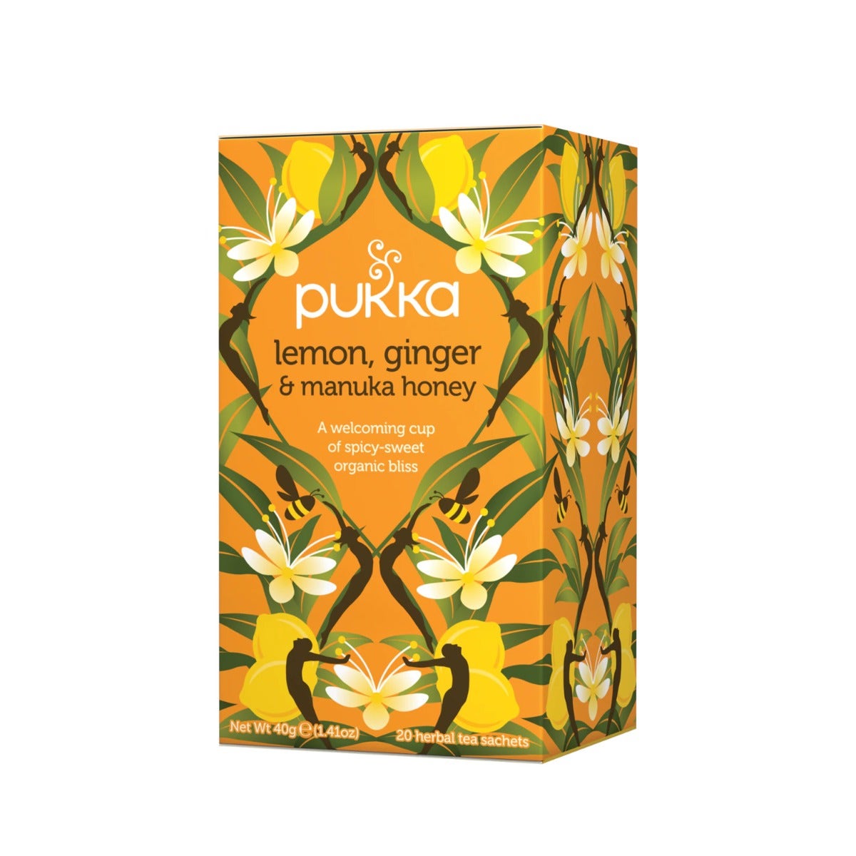 Pukka lemginger manuka hon 40g