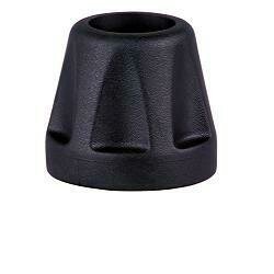 Puntale per bastone passeggio 16mm realizzato in materiale ad alto contenuto di gomma tale garantire un elevato attritosu qualsiasi superficie 2 pezzi