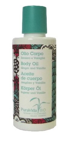 Puravidabio olio corpo zenzero e vaniglia 150 ml
