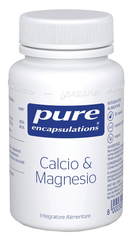 Pure encapsulations calcio & magnesio 30 capsule