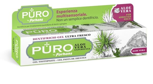 Puro dentifricio aloe vera 75 ml