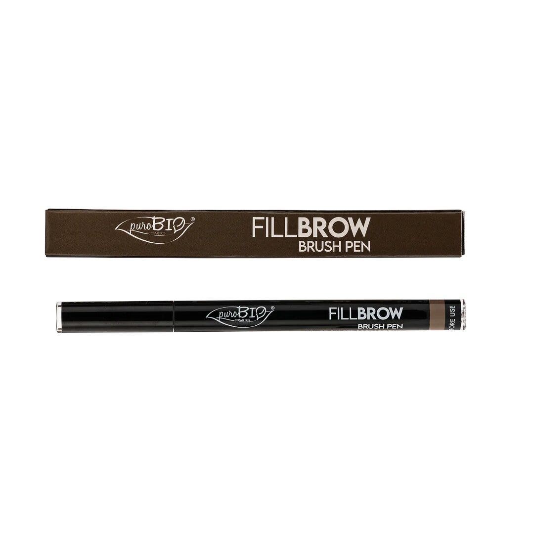 Purobio fillbrow penne sopracciglia 02 castano