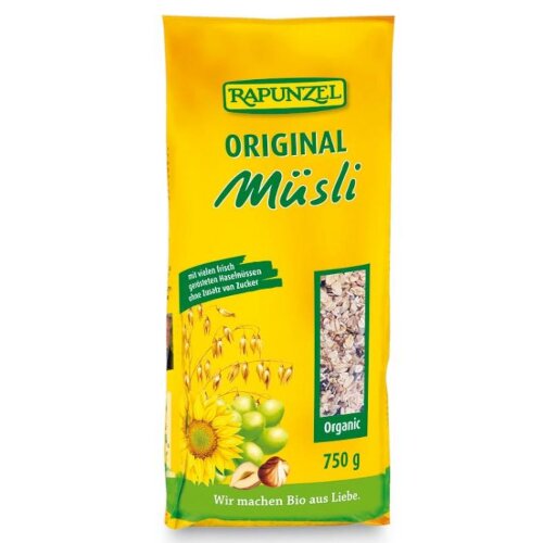 Rapunzel original muesli senza zuccheri aggiunti 750 g