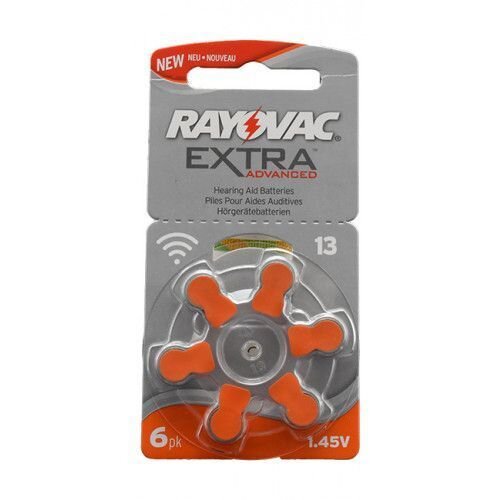 Rayovac batterie zinco ario modello 13 6 pezzi
