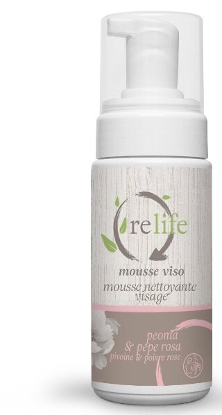 Relife mousse viso peonia & pepe rosa