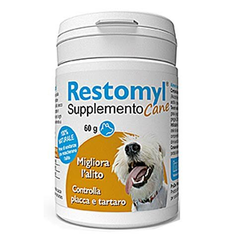Restomyl supplemento Integratore Veterinario Alitosi Cane 60 g