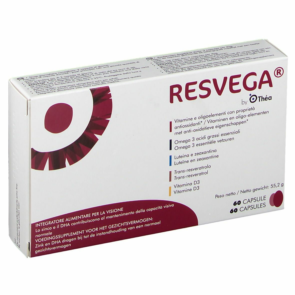 Resvega benessere della vista 60 capsule
