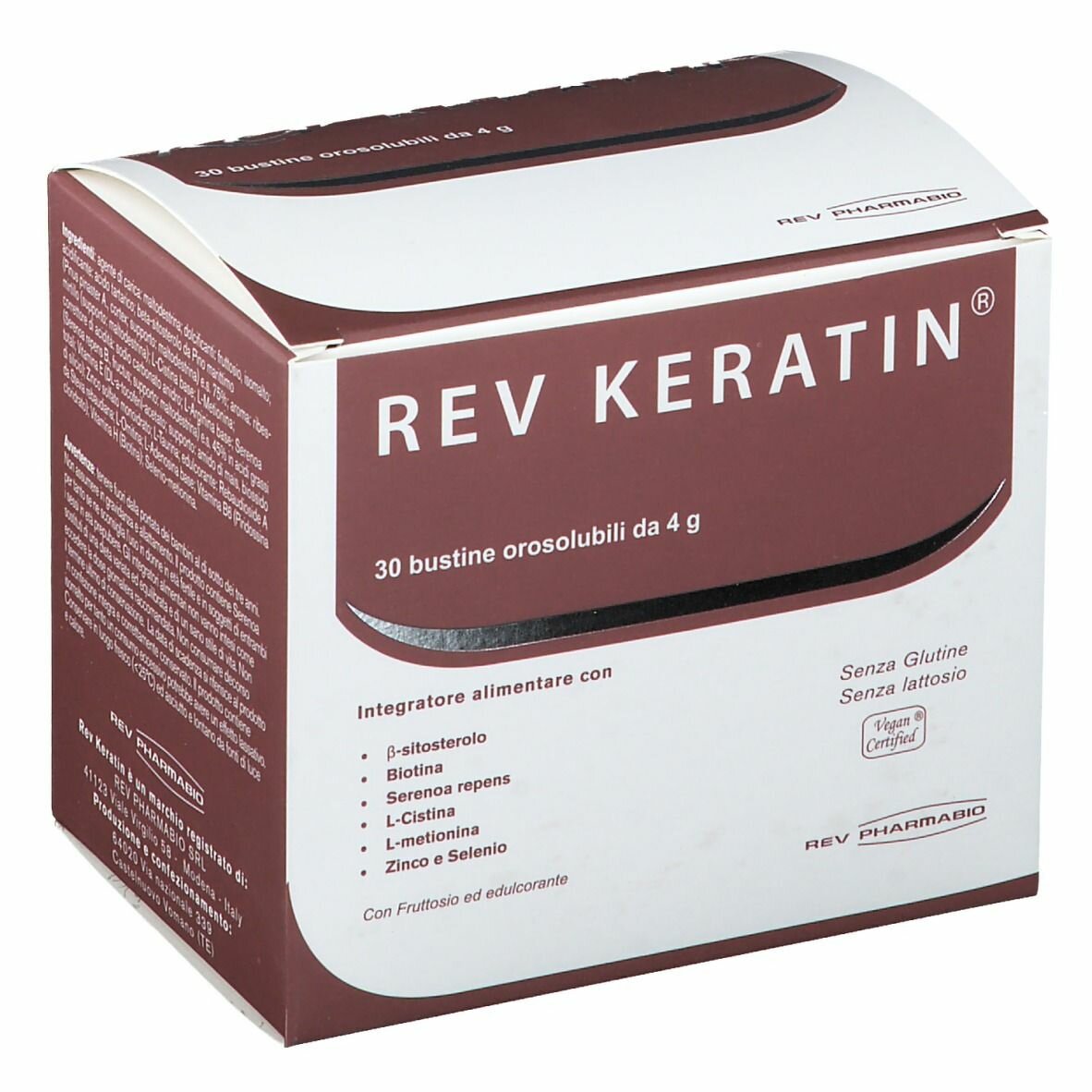 Rev keratin 30 bustine