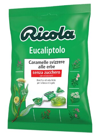 Ricola eucaliptolo senza zucchero 70 g