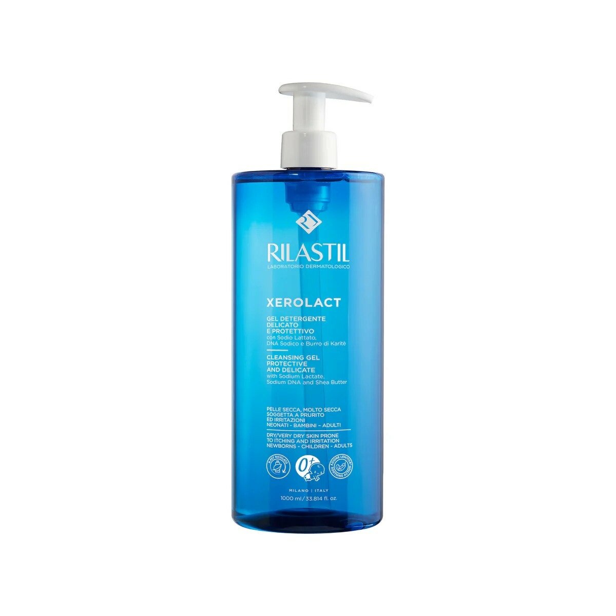 Rilastil xerolact gel detergente 1000 ml