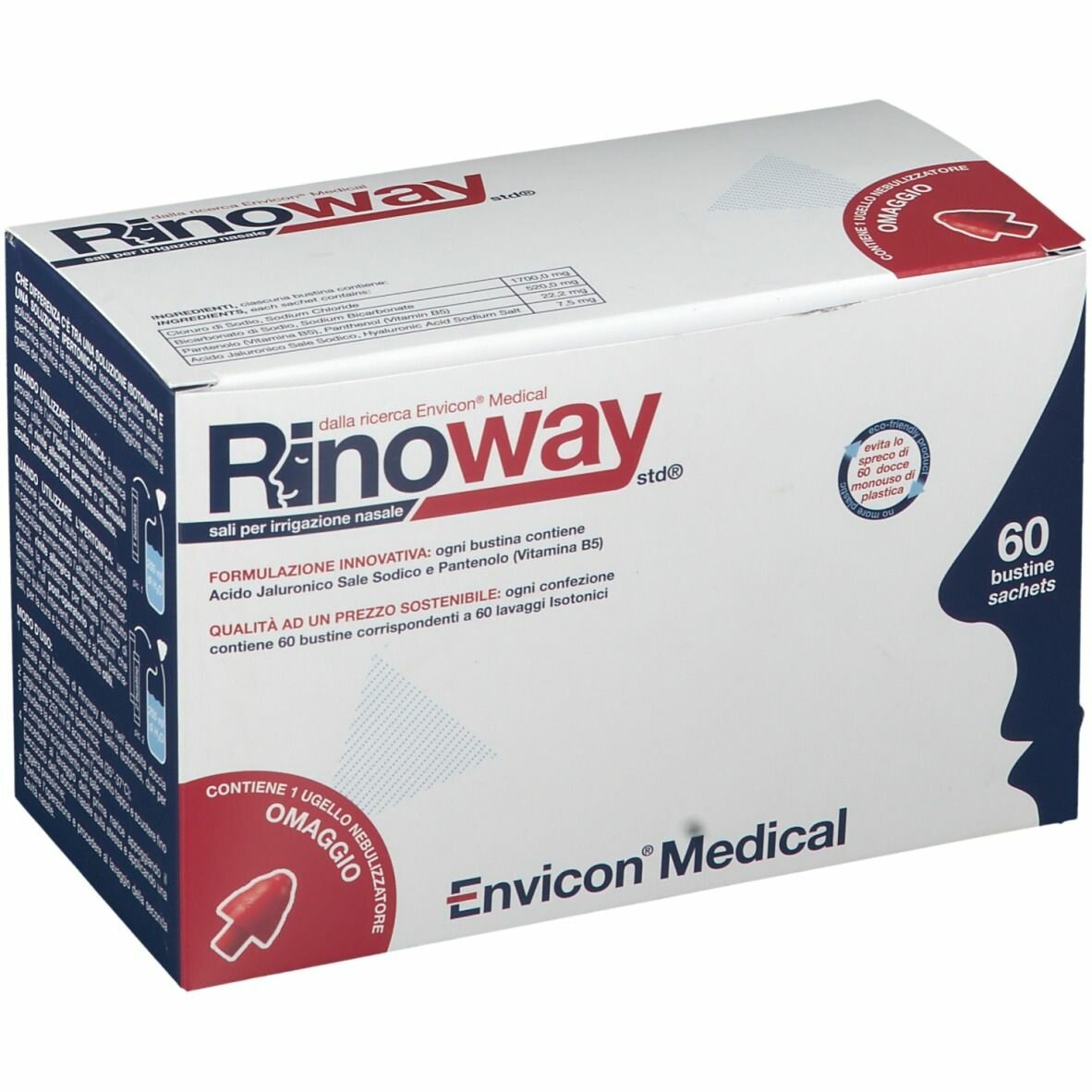 Rinoway sali isotonici 60 bustine