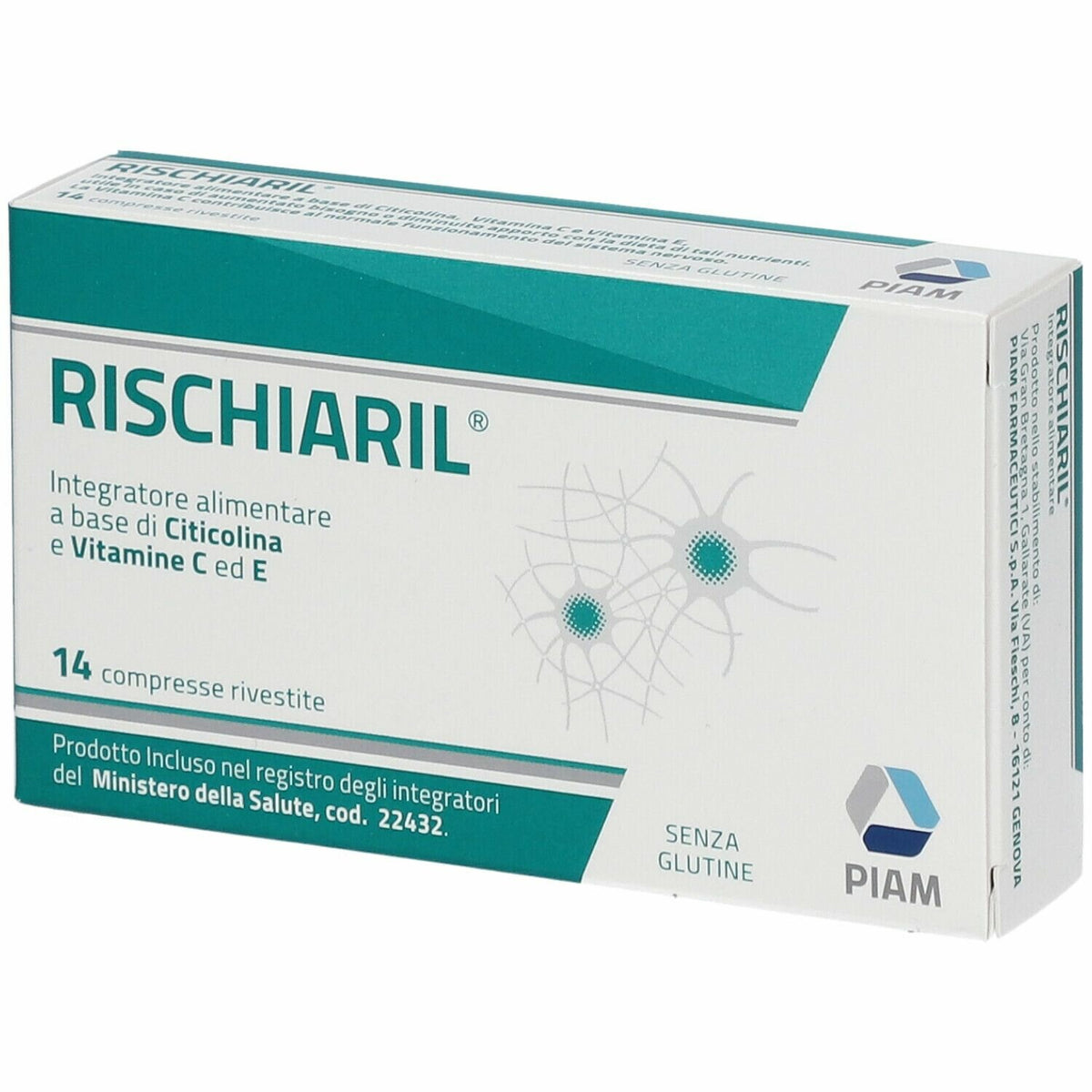 Rischiaril 14 compresse per Memoria e Concentrazione 