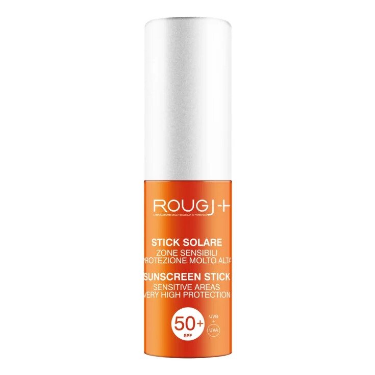 Rougj stick solare labbra e zone sensibili 9ml spf50+