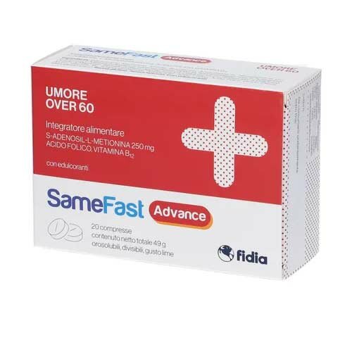SameFast Advance Over 60 Tonificante 20 Compresse Orosolubili