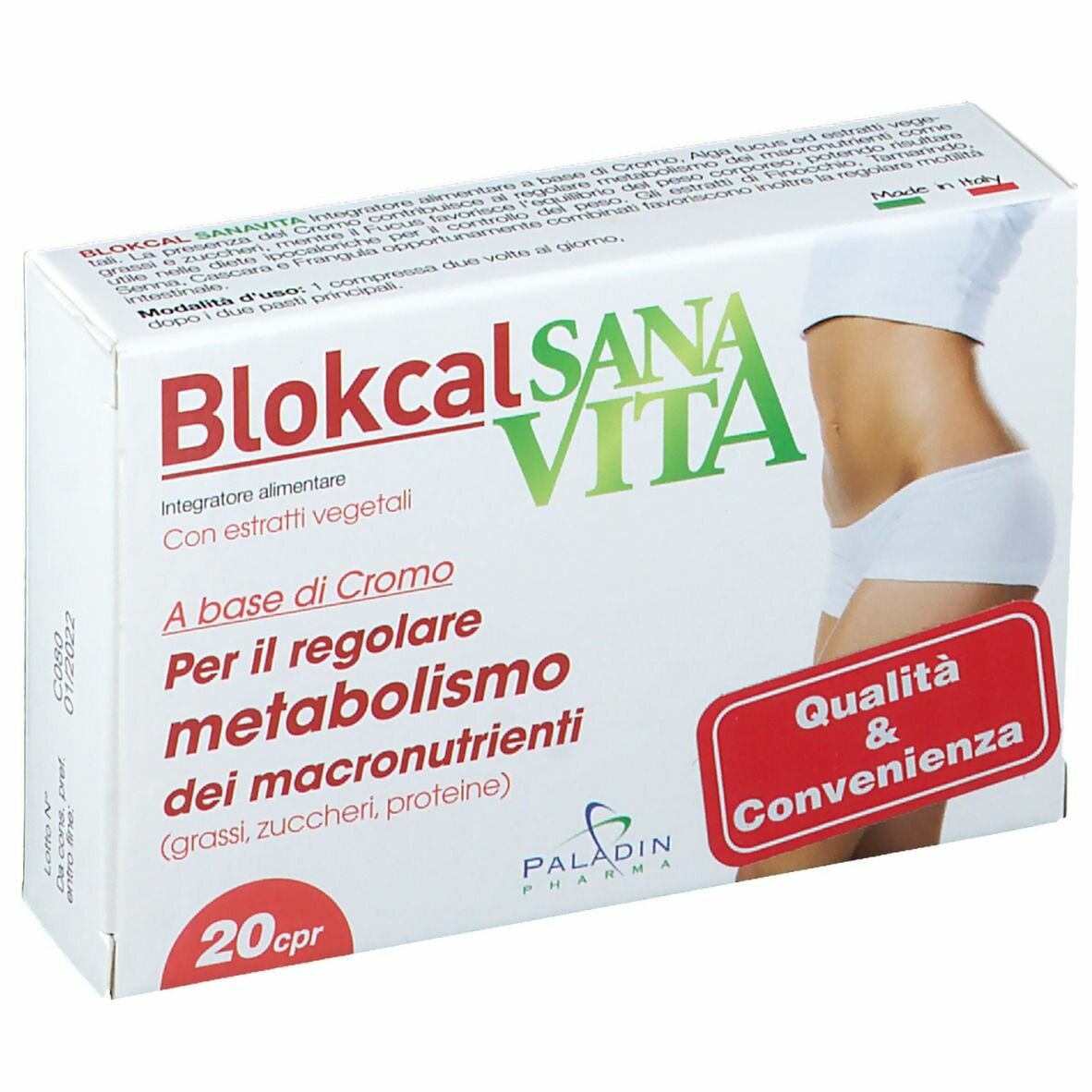 Sanavita blokcal 20 compresse