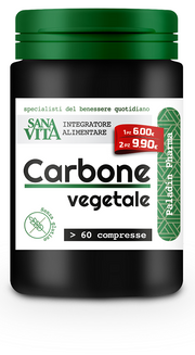Sanavita carbone vegetale60cpr