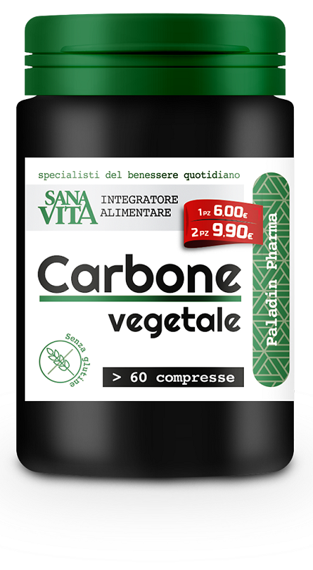 Sanavita carbone vegetale60cpr