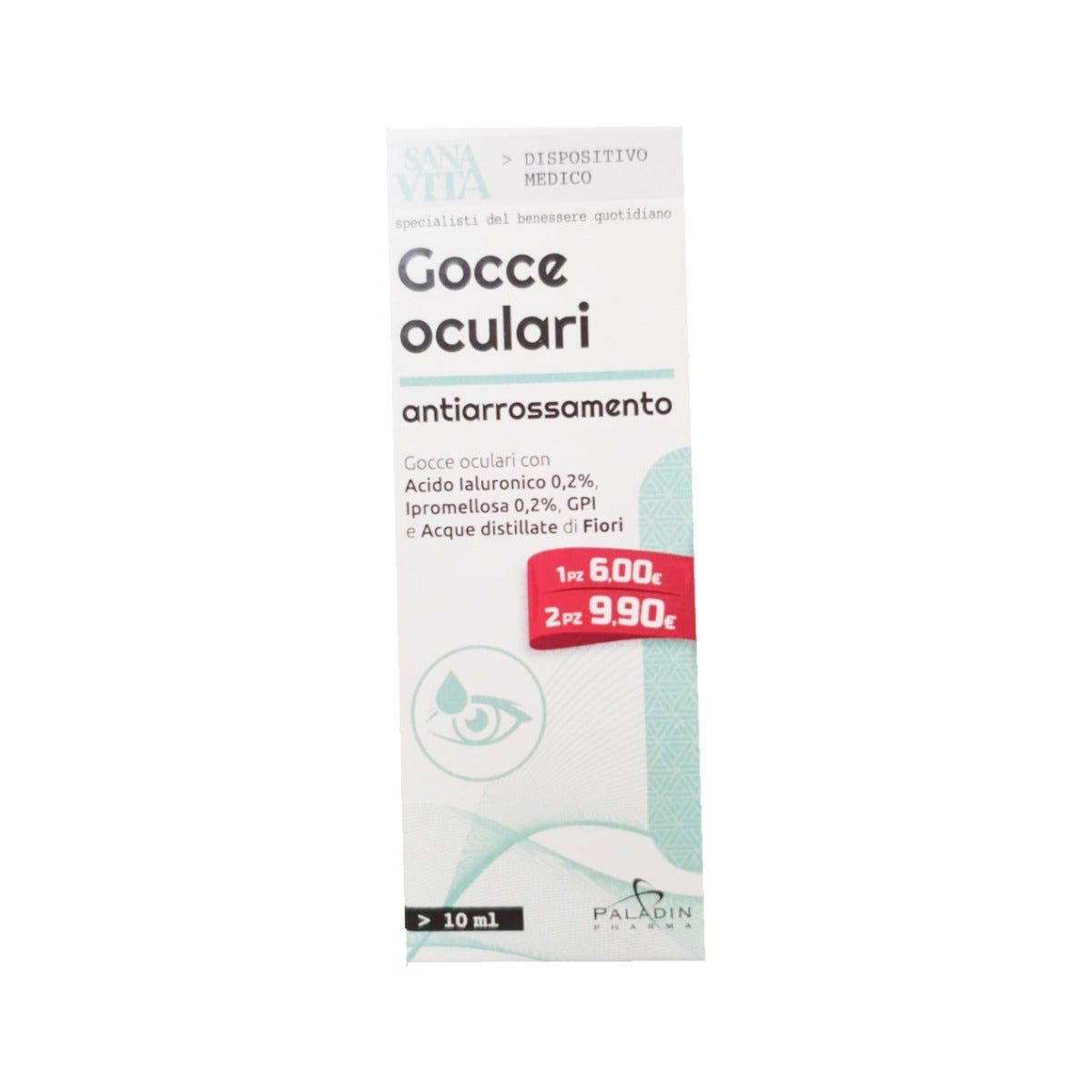 Sanavita gocce oculari a/arrossam