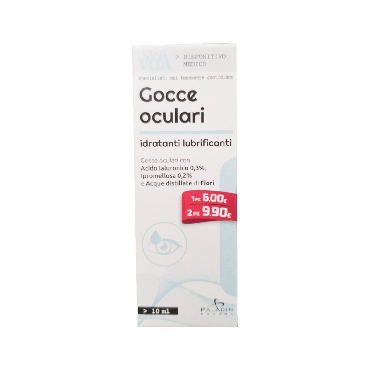 Sanavita gocce oculari idratante lubr