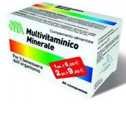 Sanavita multivitaminico minerale 30 compresse