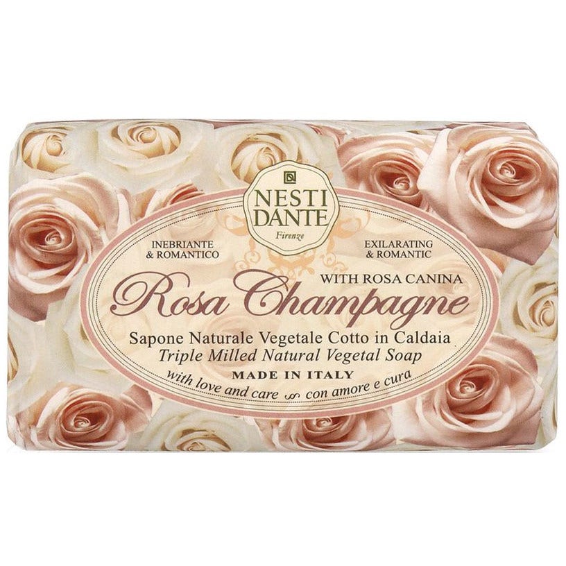 Sapone rosa champagne 150g 6 pezzi