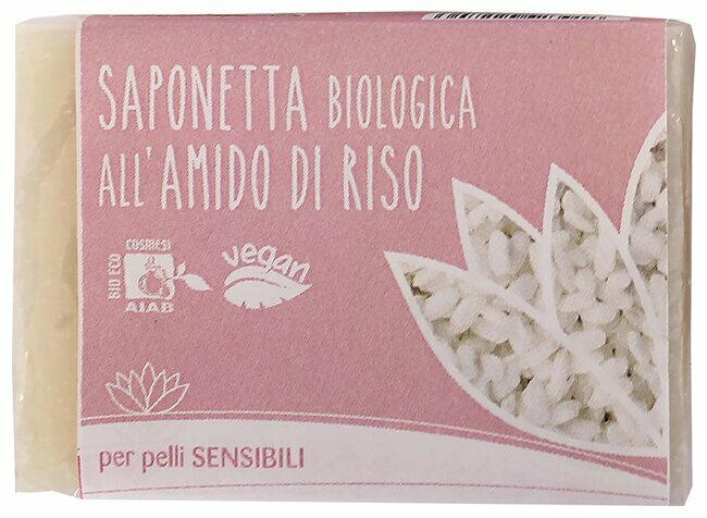 Saponetta amido di riso bio