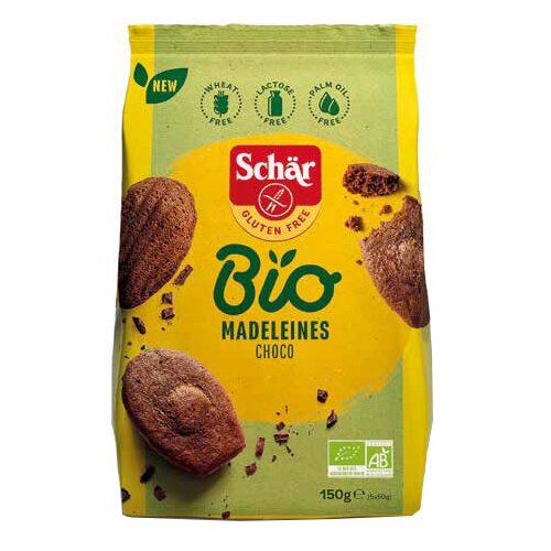 Schar bio madeleines choco 150 g