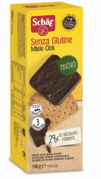 Schar biscotti miele ciok 190 g