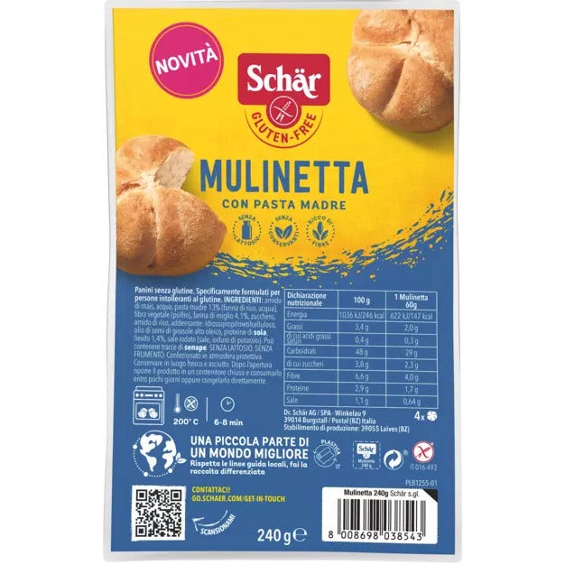 Schar mulinetta 4 pezzi 60g