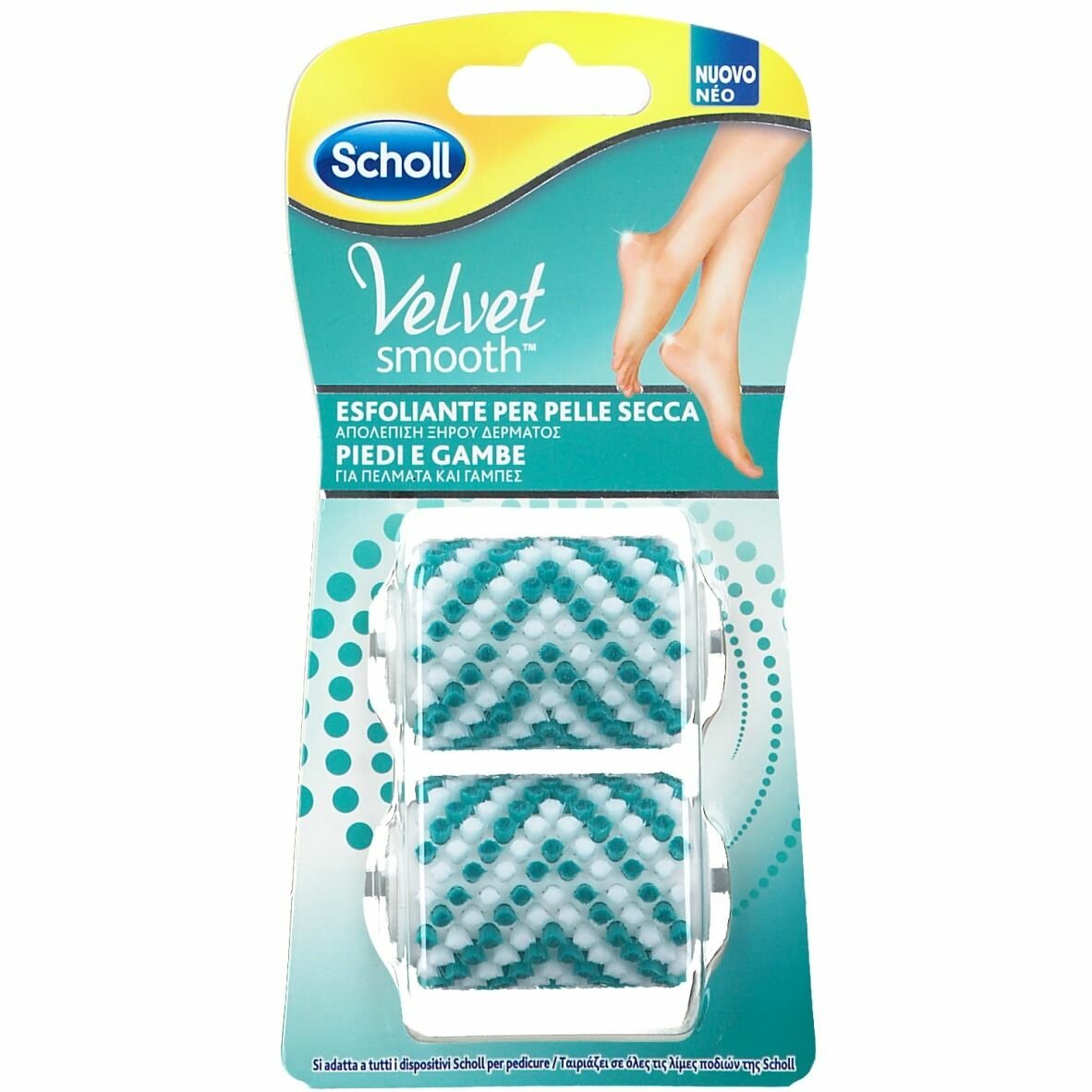 Scholl Velvet Smooth testina esfoliante ricarica 2 pezzi