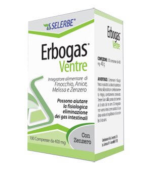 Selerbe erbogas ventre 100 compresse