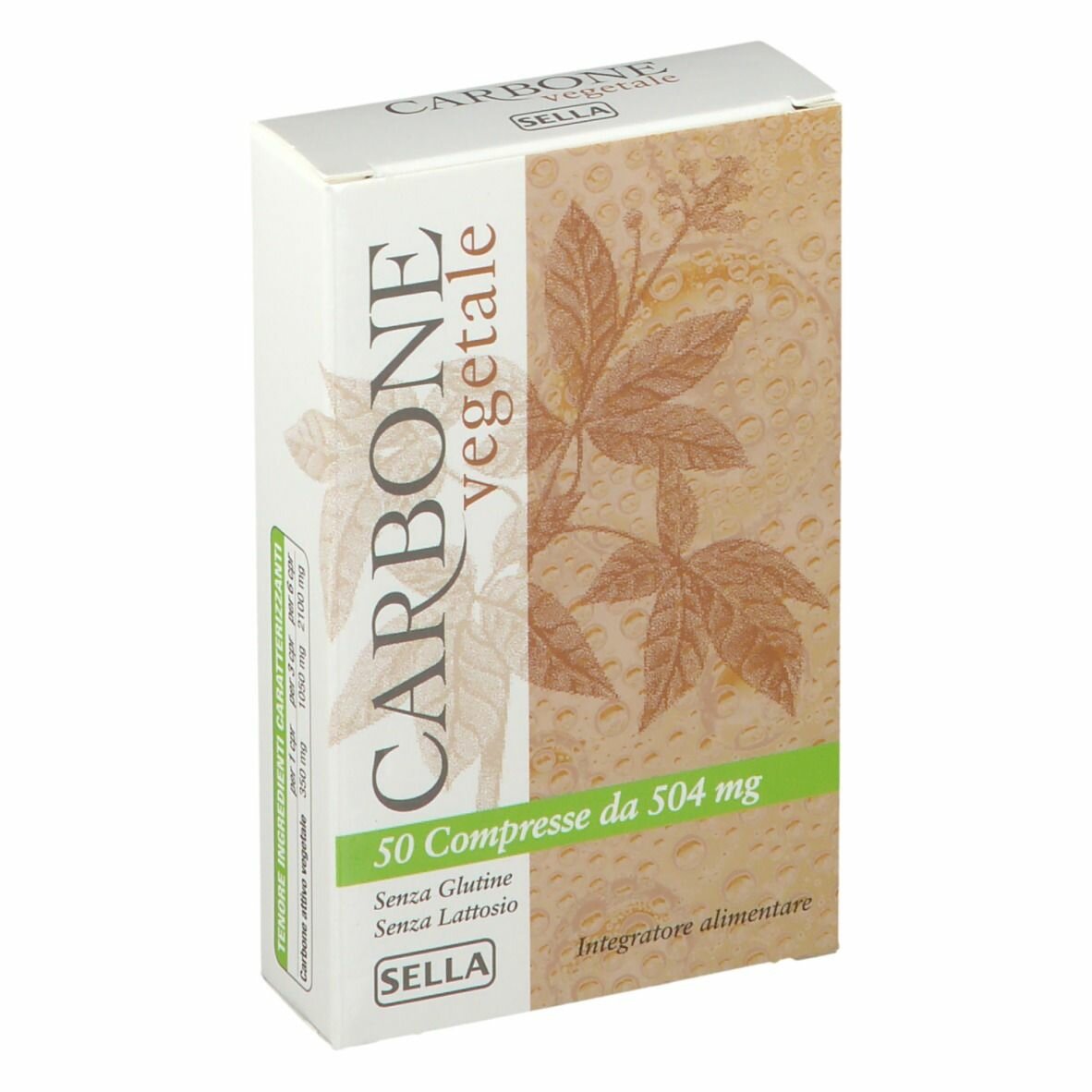 Sella Carbone vegetale 50 compresse
