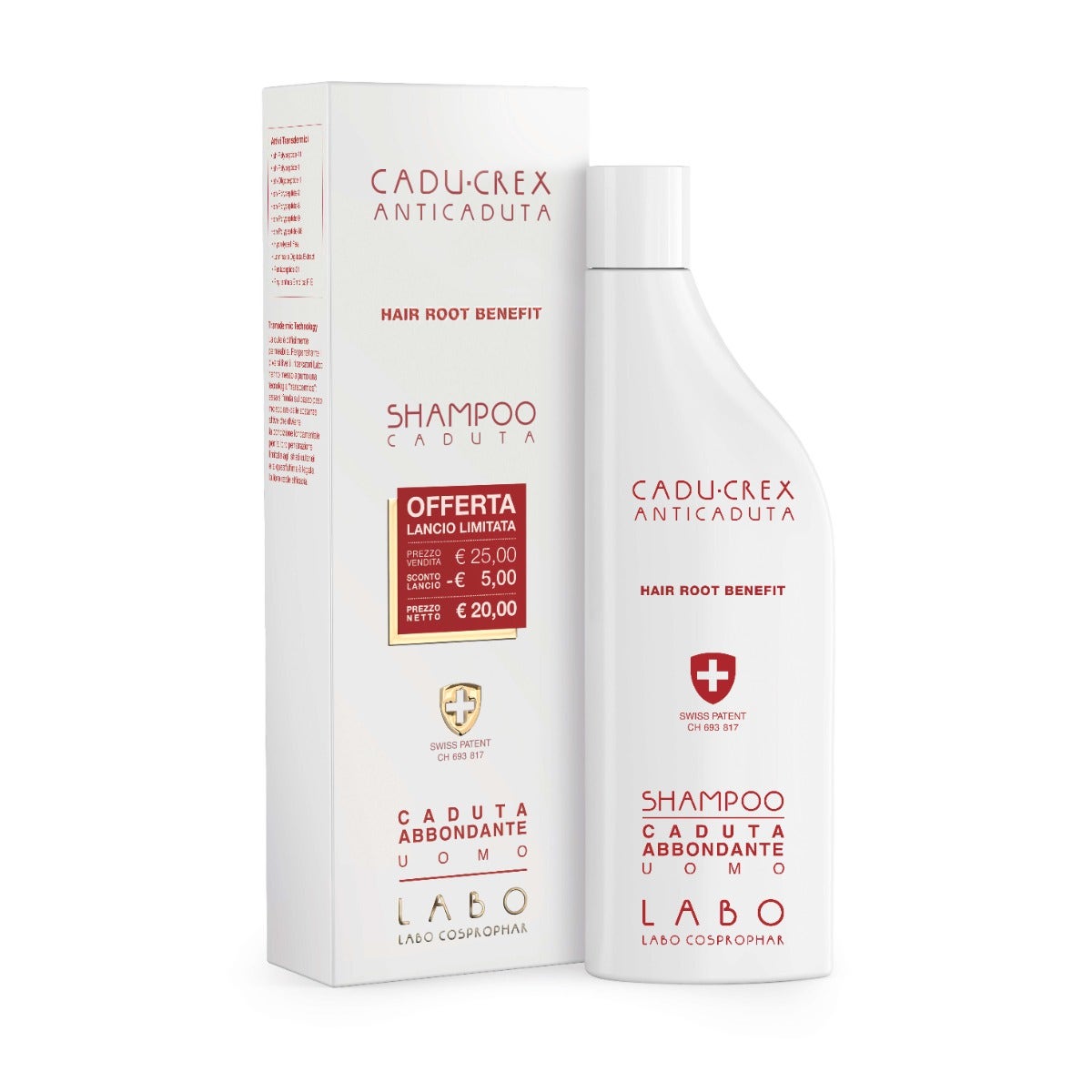 Shampoo caduta crex abb unità 150ml