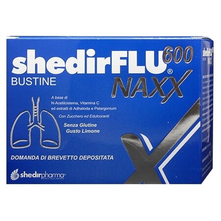 Shedirflu 600 NAXX Integratore Vie Respiratorie 20 bustine