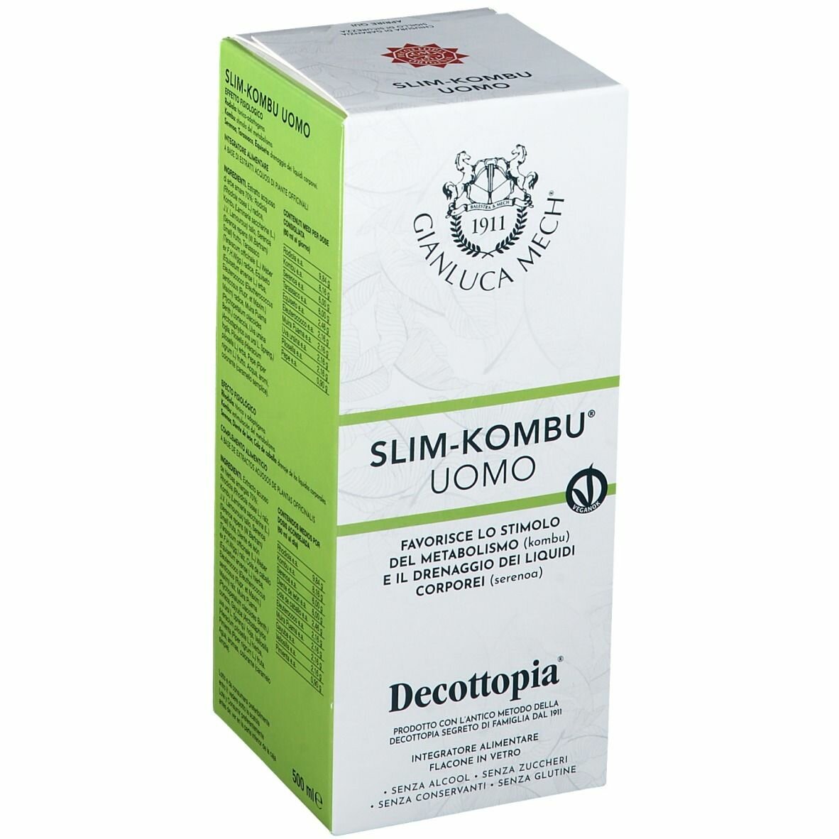 Slim kombu uomo 500 ml