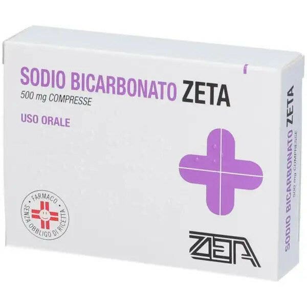 Sodio bicarbonato zeta 30 compresse
