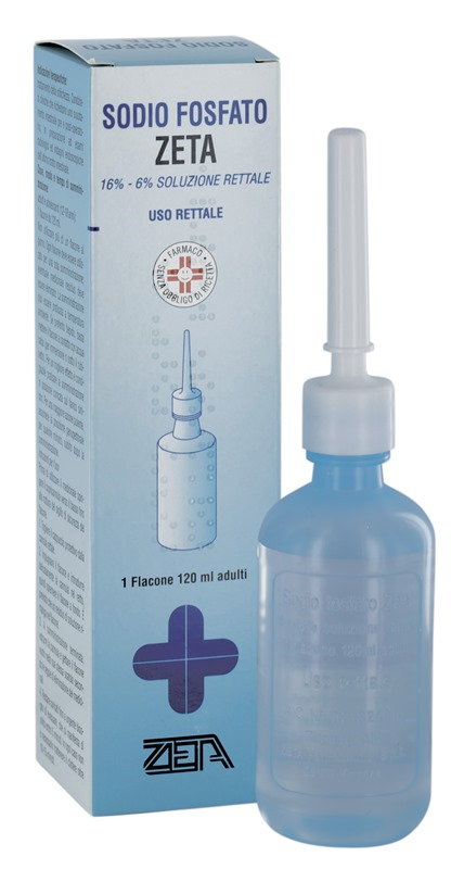 Sodio Fosfato Zeta 1 clisma Lassativo  120 ml