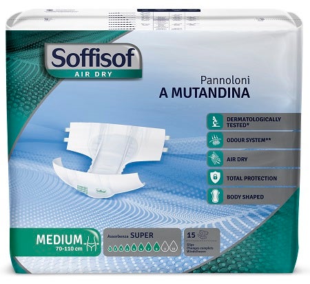 Soffisof air dry pannolini mutanda supm