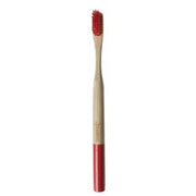 Spazzolino bamboo medium rosso