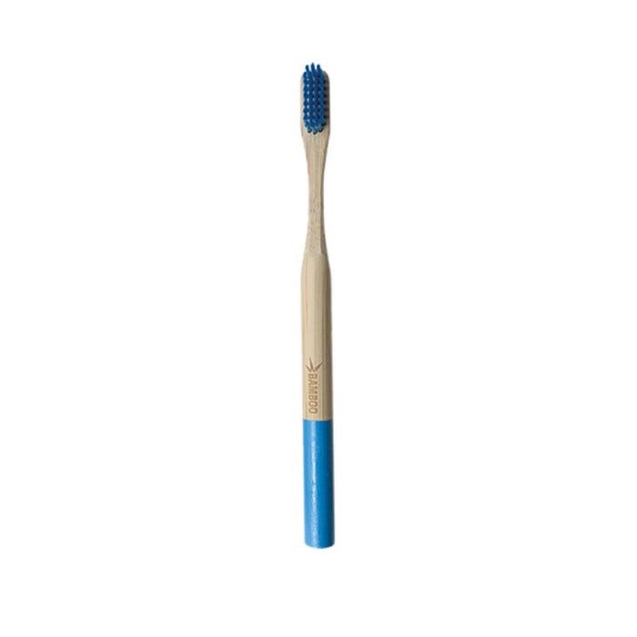 Spazzolino bamboo soft blu