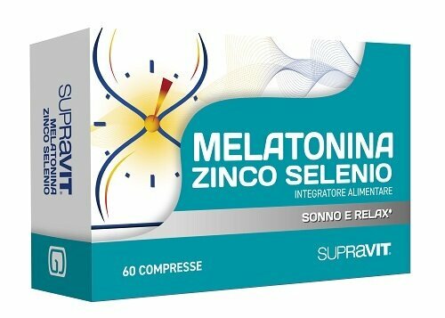 Supravit melatonina zinco selenio 60 compresse