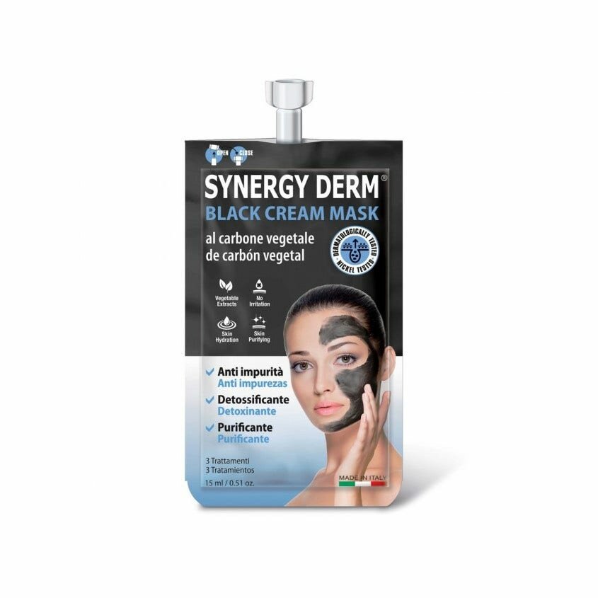 Synergy dermatologico black cream mask