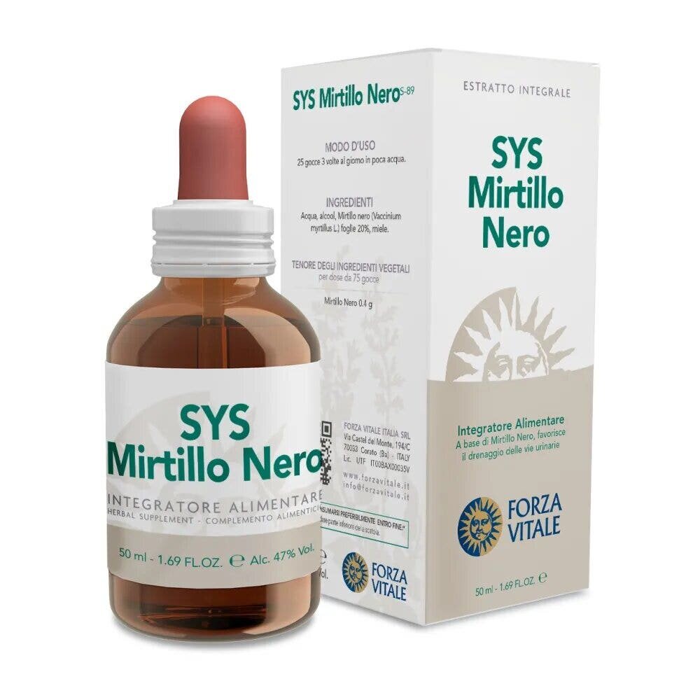 Sys mirtillo nero gocce 50 ml