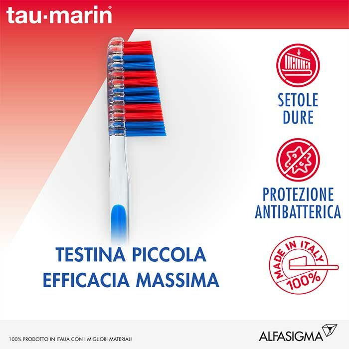 Tau-Marin Spazzolino Professional 27 setole dure