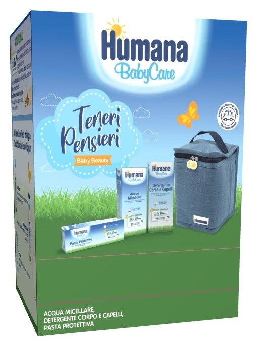 Teneri pensieri beauty bag baby care acqua micellare 300 ml + detergente corpo capelli 300 ml + pasta 100 ml