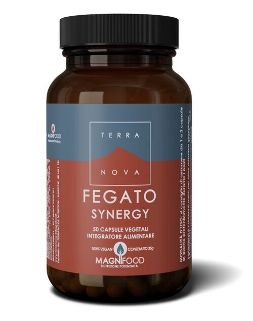 Terranova fegato synergy 50 capsule vegetali